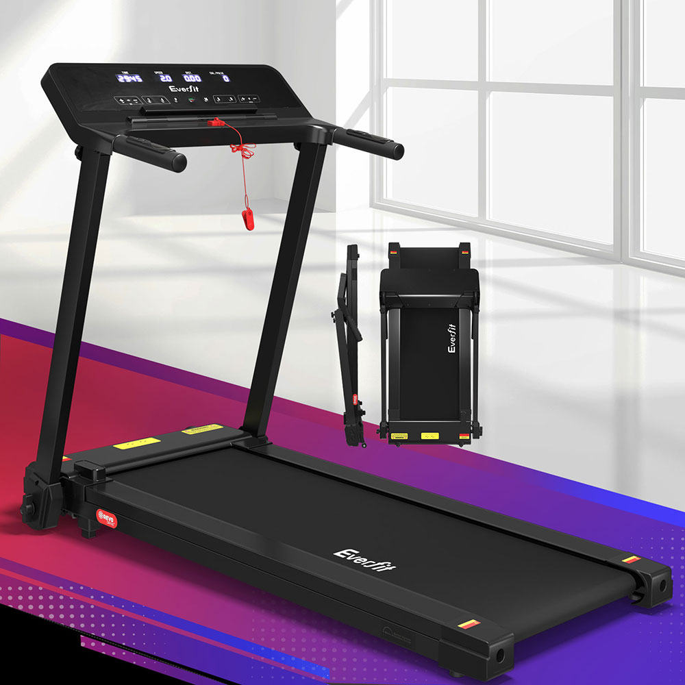 Everfit Fitness Treadmill with Knob Control, Foldable 420mm