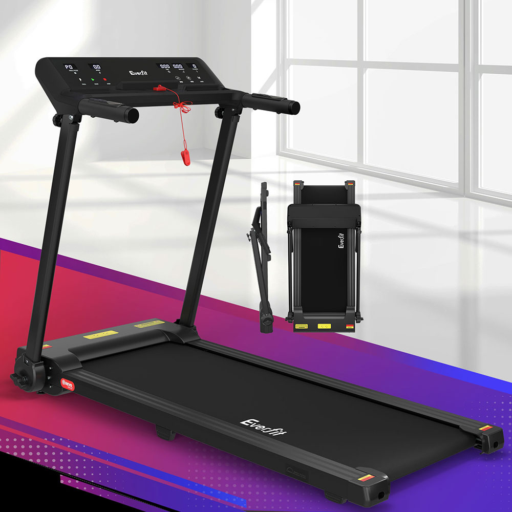 Everfit Fitness Treadmill with Knob Control, Foldable 450mm