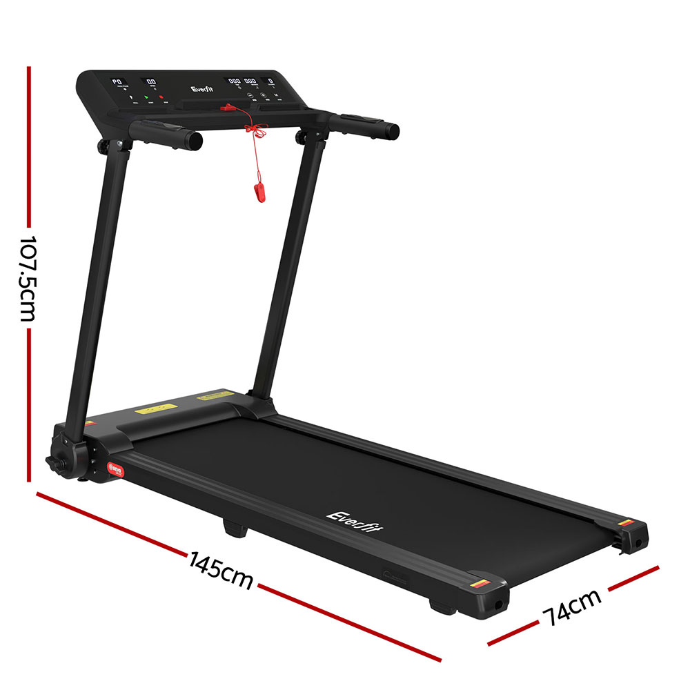 Everfit Fitness Treadmill with Knob Control, Foldable 450mm view 2