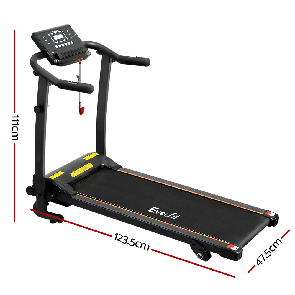 Everfit Electric Treadmill 370mm Belt 12 Programs Foldable view 2