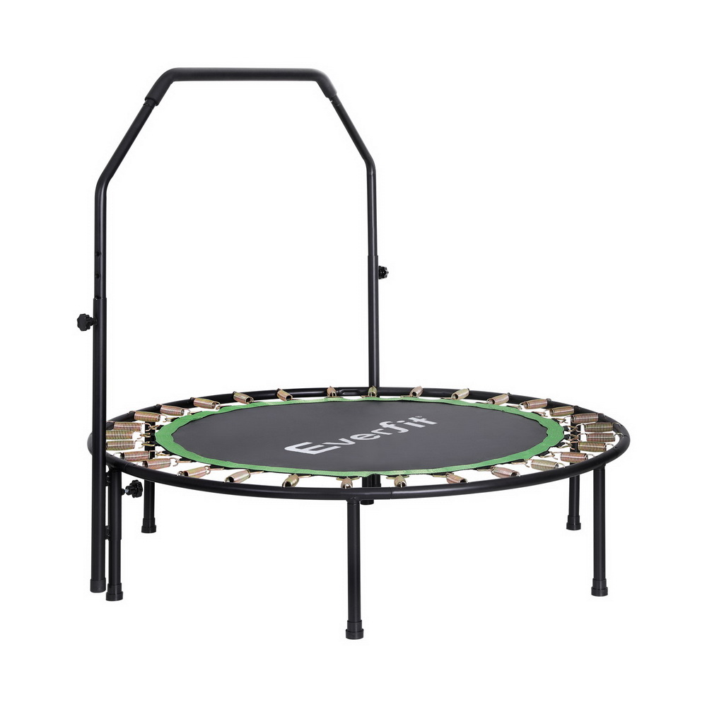 Everfit 48-Inch Round Fitness Trampoline with Handrail view 3