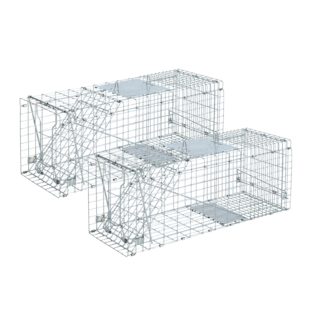 Gardeon Animal Trap Cage 66x23cm, Set of 2
