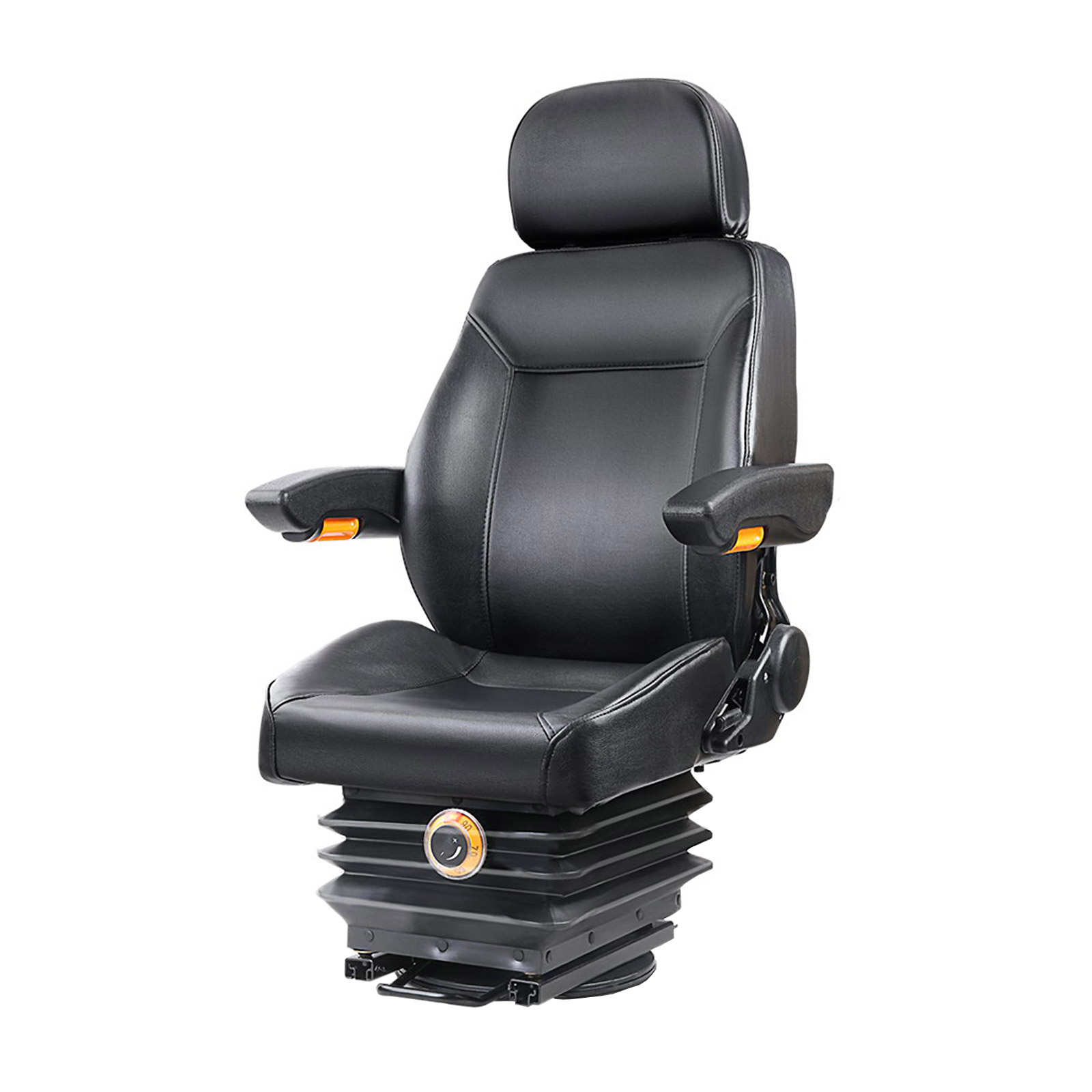 Giantz Tractor Seat with Headrest and Foldable Armrest
