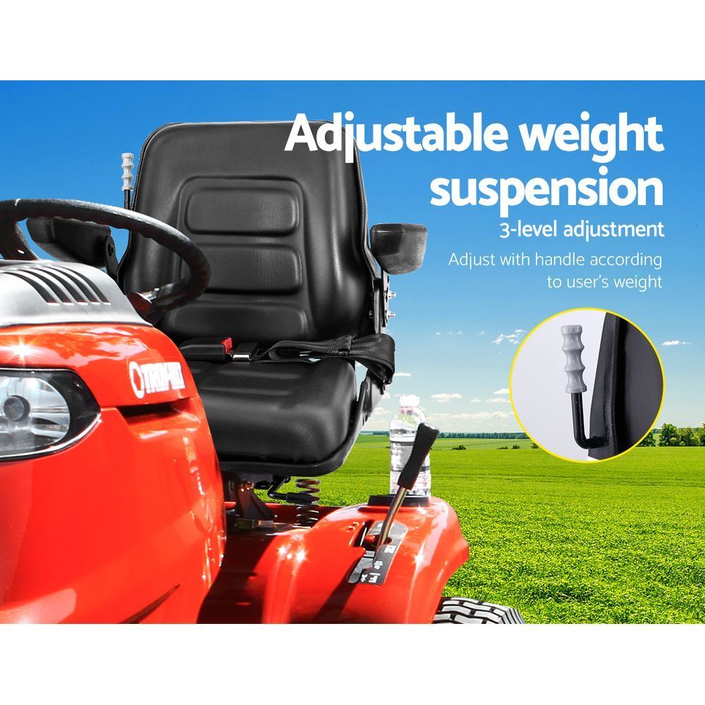 Giantz Tractor Seat with Suspension and Armrests view 4