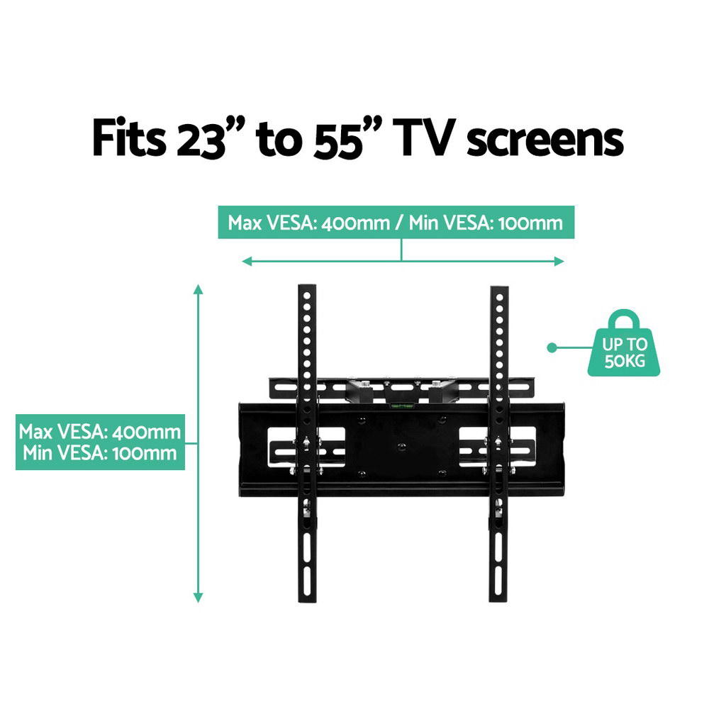 Artiss TV Wall Mount Bracket 23-55in LED Dual Arm Full Motion view 5