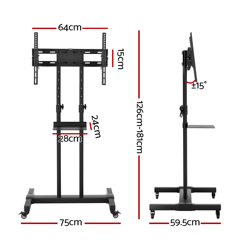 Artiss Mobile TV Stand for 23 to 65 Inch TVs view 4