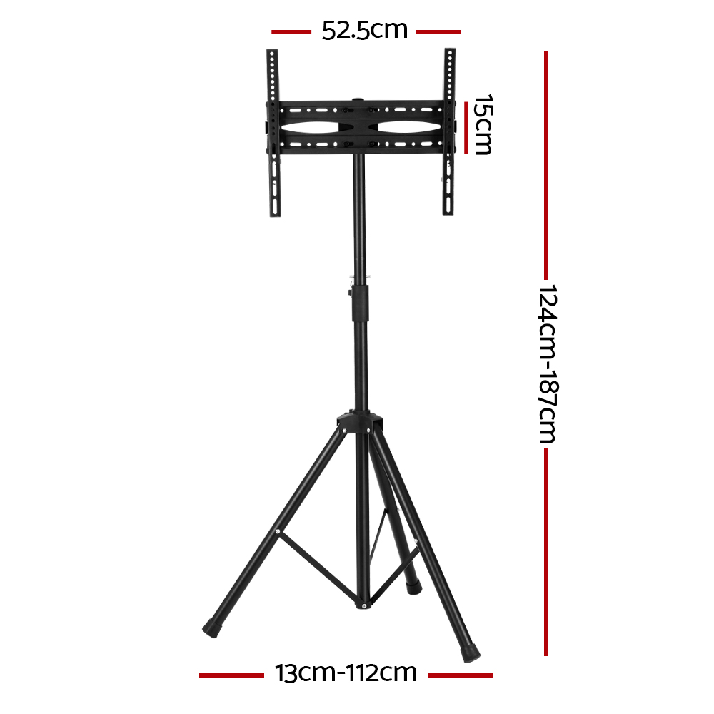 Artiss TV Stand Mount Bracket 32-70in LED Tripod Floor Shelf view 2