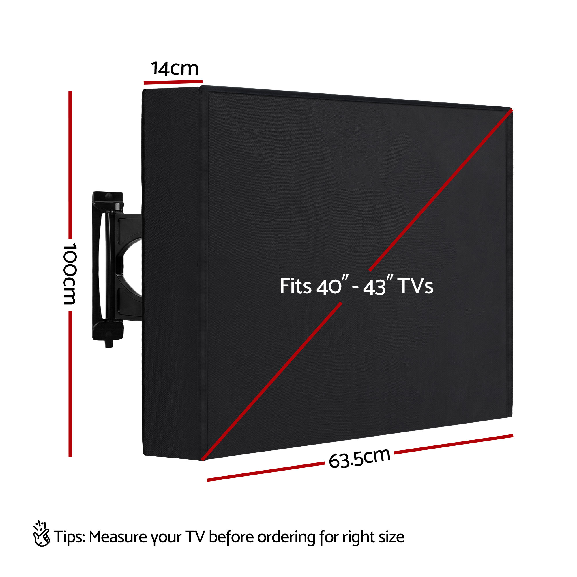 Artiss 40-43 Inch Waterproof Outdoor TV Cover view 3