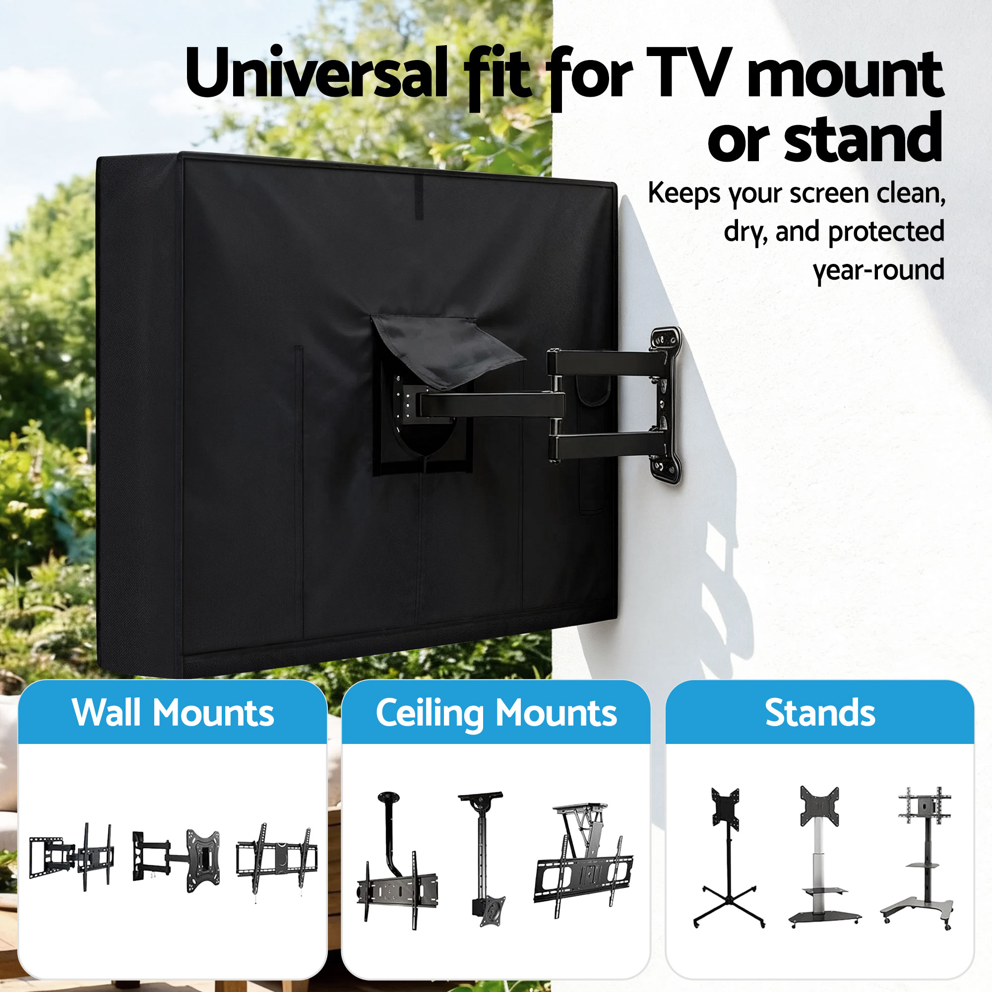 Artiss 40-43 Inch Waterproof Outdoor TV Cover view 5