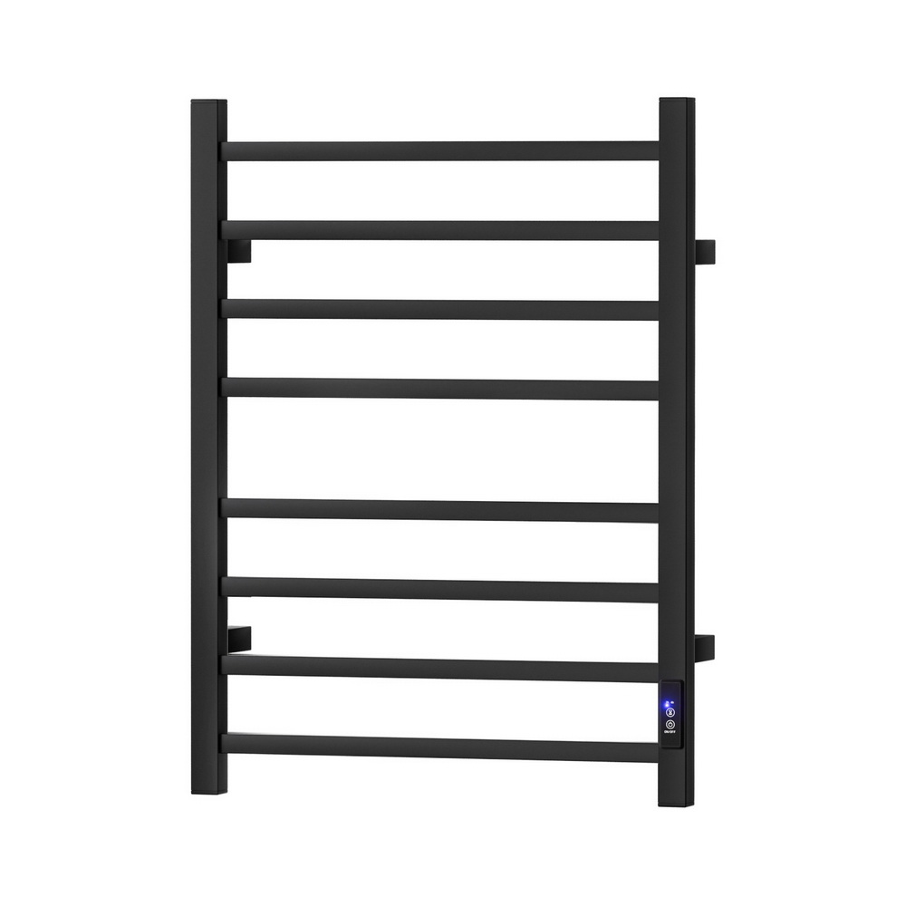 Devanti Heated Towel Rail 8 Square Bars with Timer