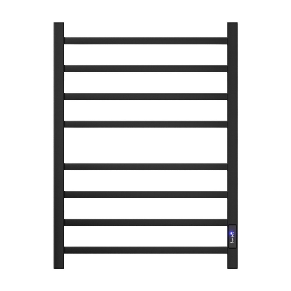 Devanti Heated Towel Rail 8 Square Bars with Timer view 3