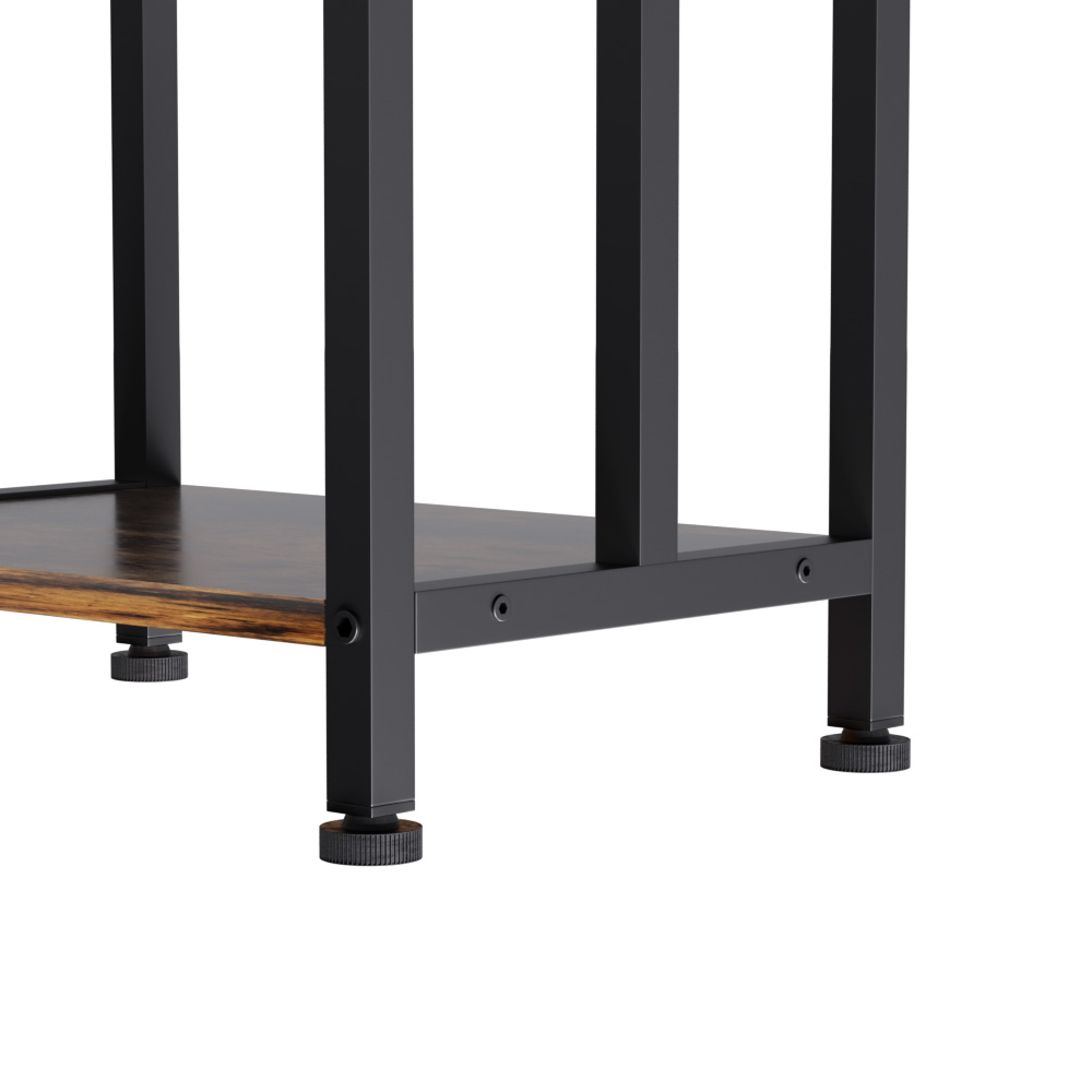 Freestanding 3-Tier Towel Rack with Bathroom Organiser view 4