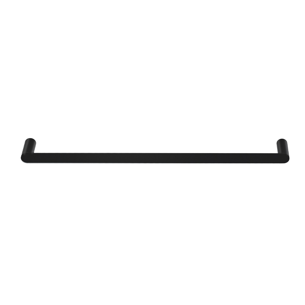 Towel Rail Rack Holder Single 600mm Wall Mounted Steel view 3