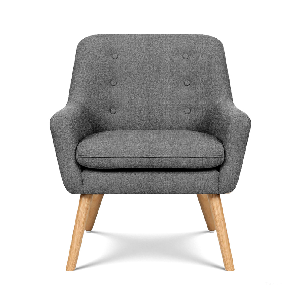 Artiss 2X Accent Tub Chair Anne Armchair view 3