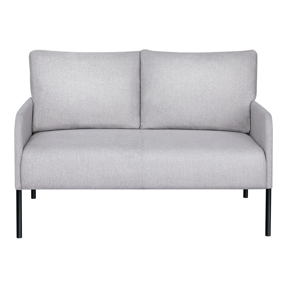 Artiss 2-Seater Sofa Armchair with Pillow, Grey view 3