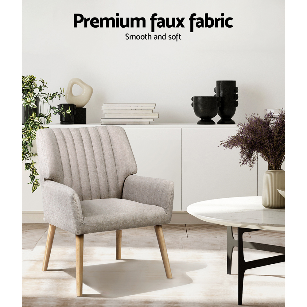 Artiss Sebastini Armchair, Single or Set of 2 view 5