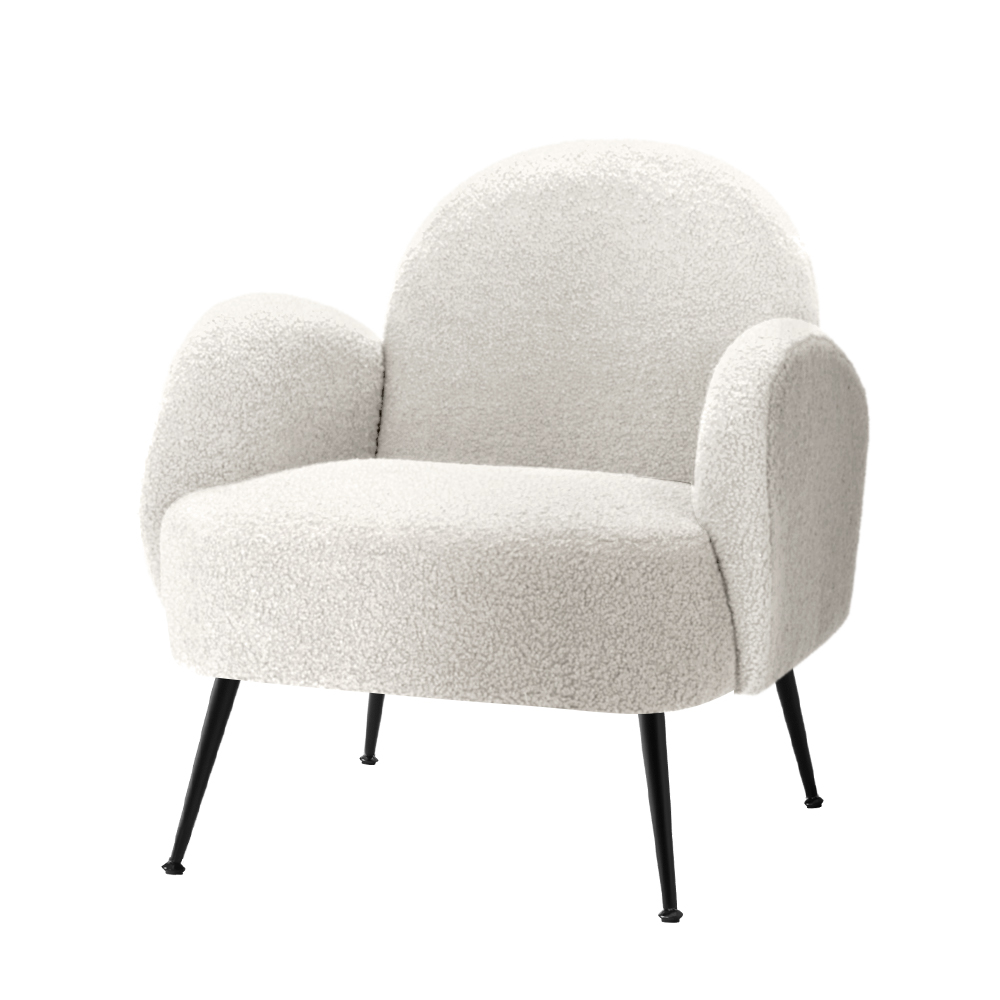 Artiss Hanes Boucle Armchair in 2 Colours