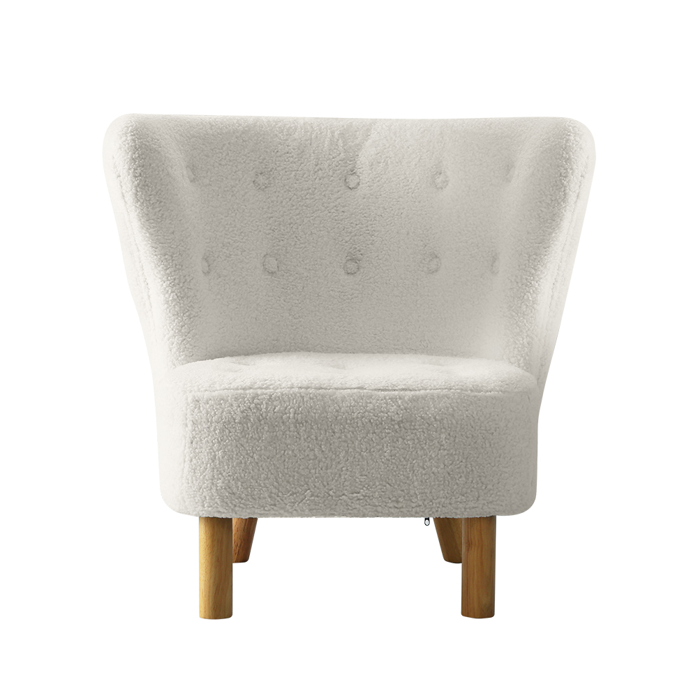 Artiss Felista Armchair White view 3
