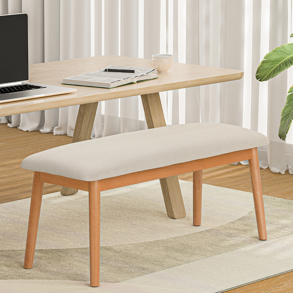 Artiss Nina Upholstered Dining Bench 106cm