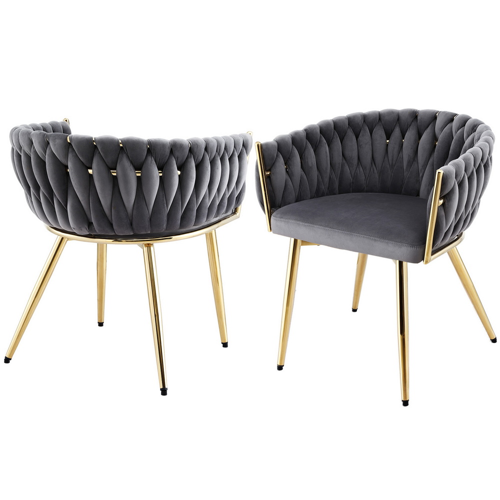 Artiss Velvet Armchair Dining Chairs in Multiple Colours