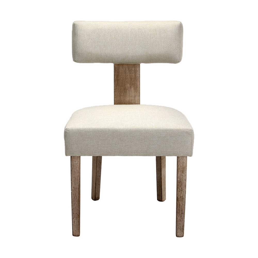 Artiss Milford Linen Dining Chairs, Single or Set of 2, Beige view 3