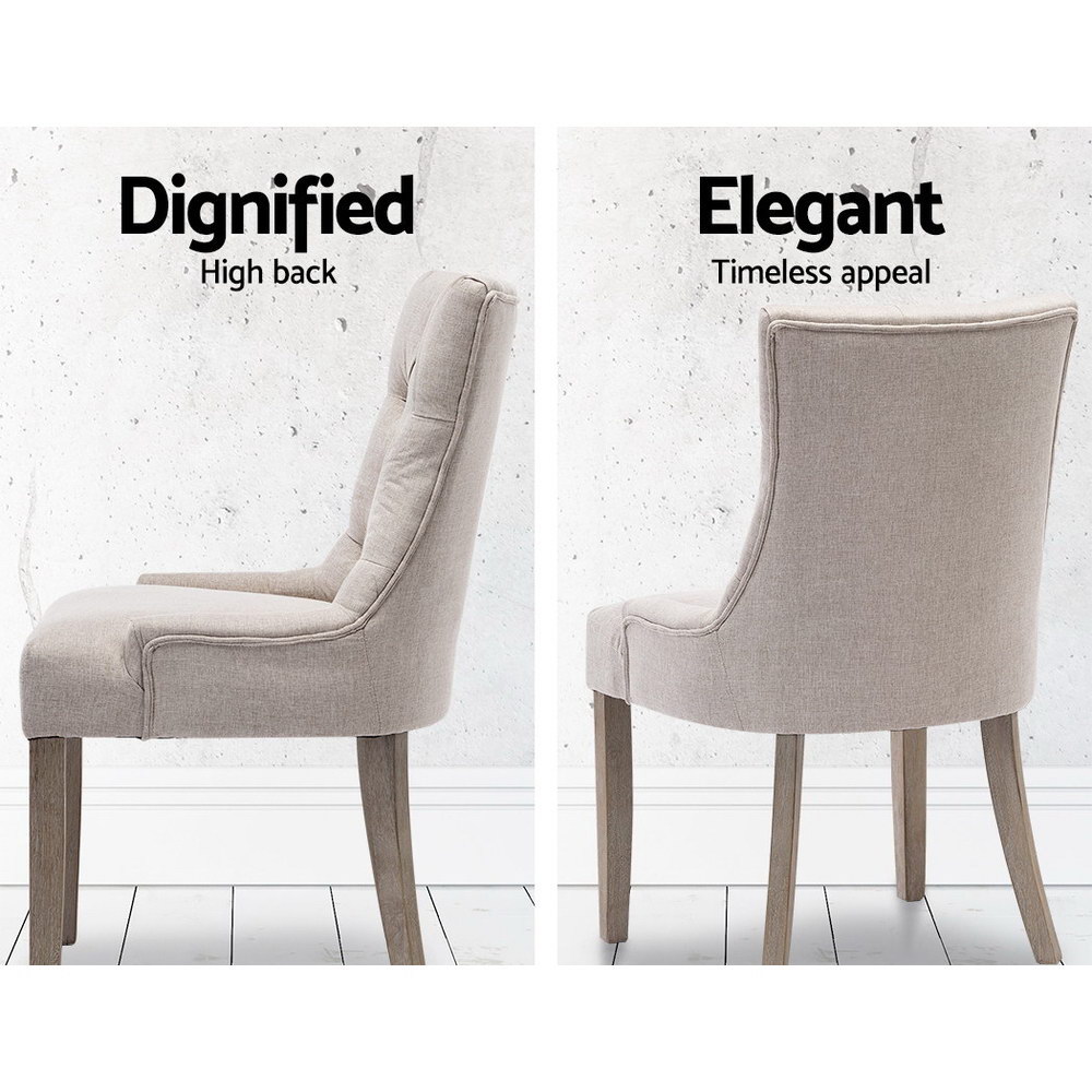 Artiss Cayes French Provincial Dining Chairs, Set of 2 or 4 view 5
