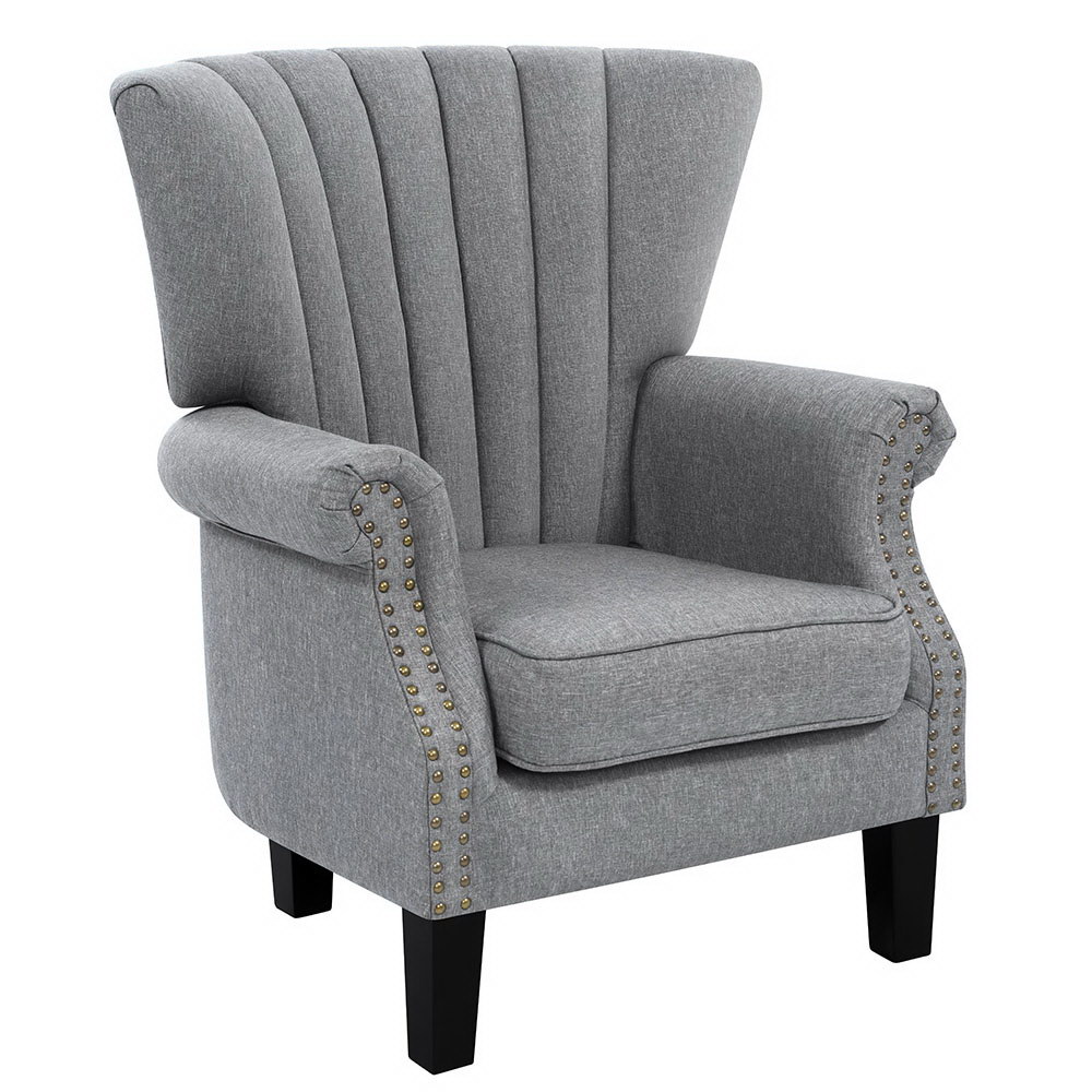 Artiss Andrew Wingback Armchair in 3 Colours view 2