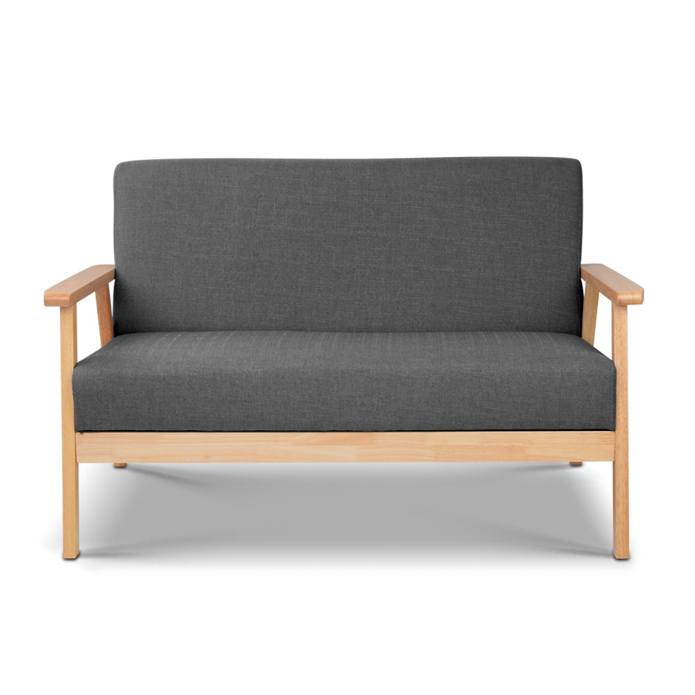 Artiss 2-Seater Sofa Armchair Skane view 3
