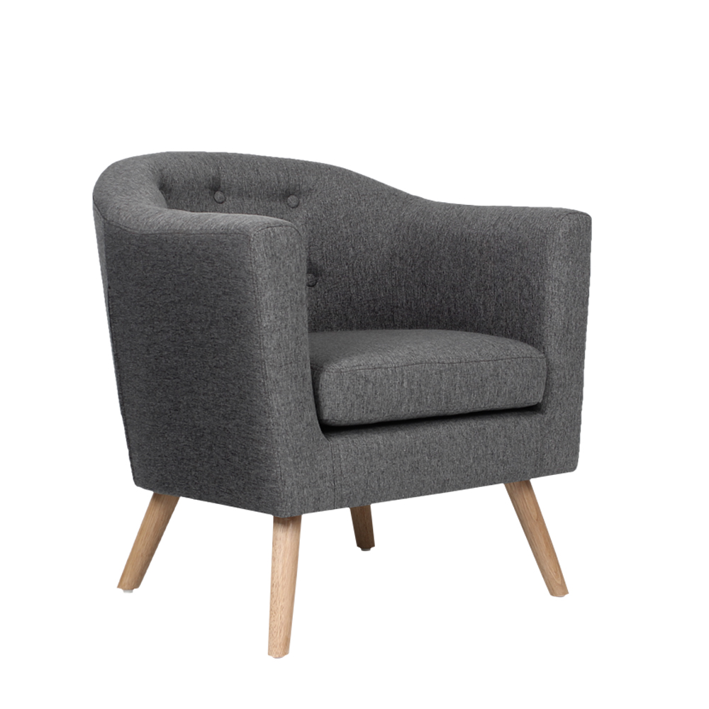 Artiss Adora Tub Armchair Grey