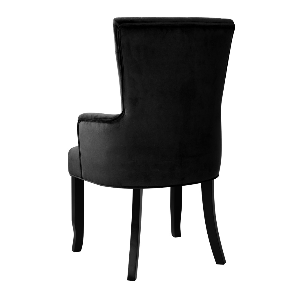 Artiss French Provincial Velvet Armchair, Single or Set of 2 view 3