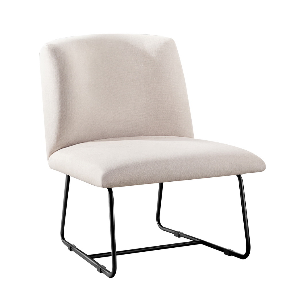 Artiss Cross Leg Armchair Beige