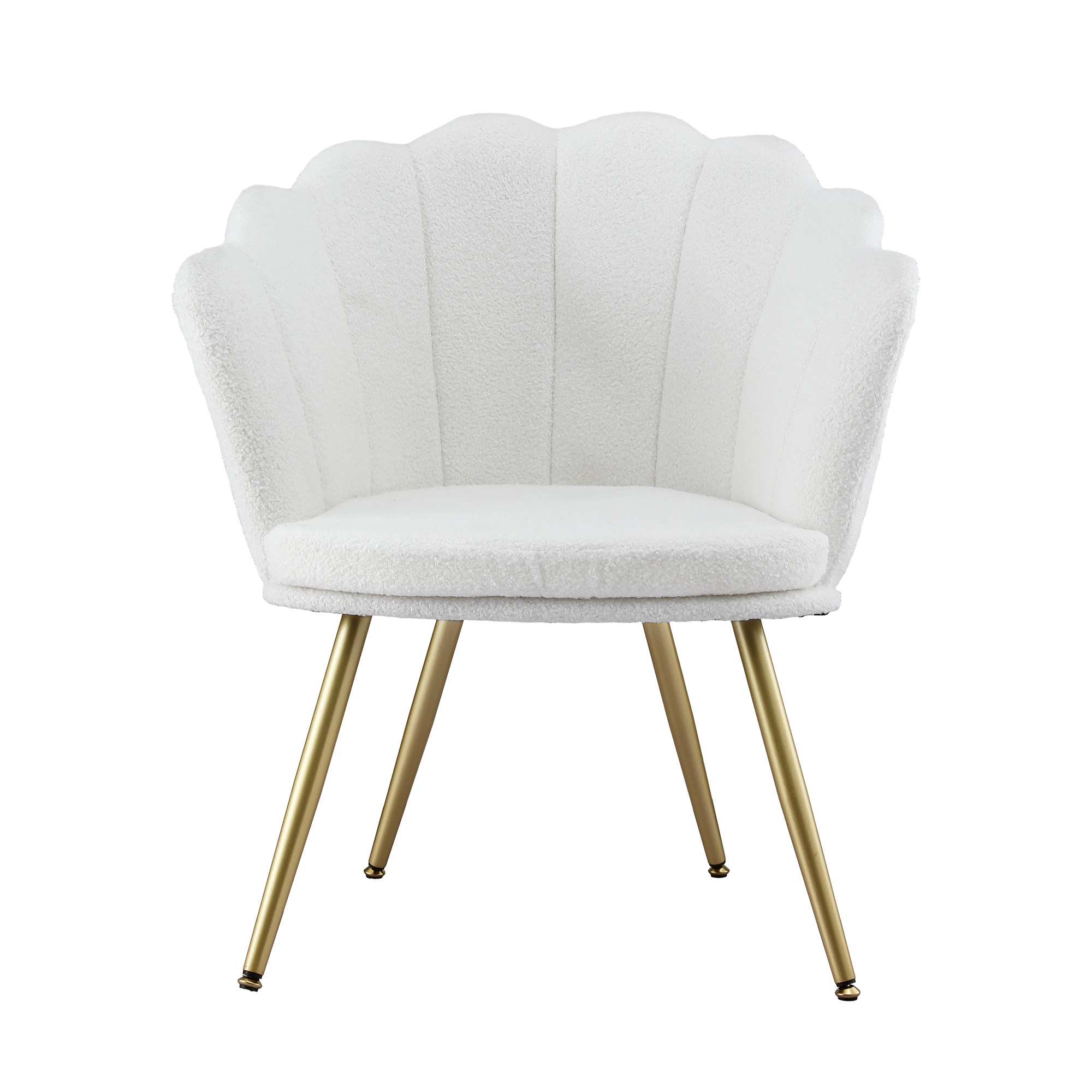 Artiss Callista Teddy Fleece Armchair White view 3