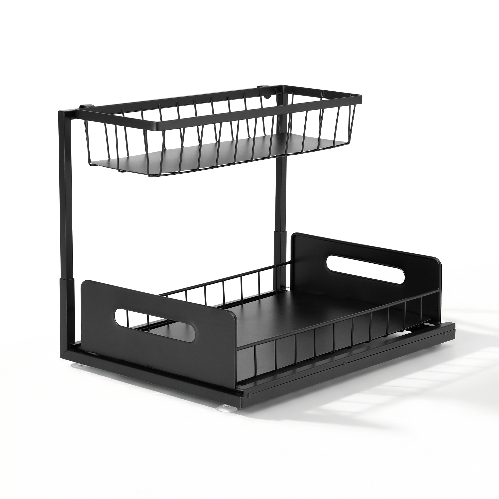 Artiss Under Sink Organizer L-Shape Pull Out Drawer view 3