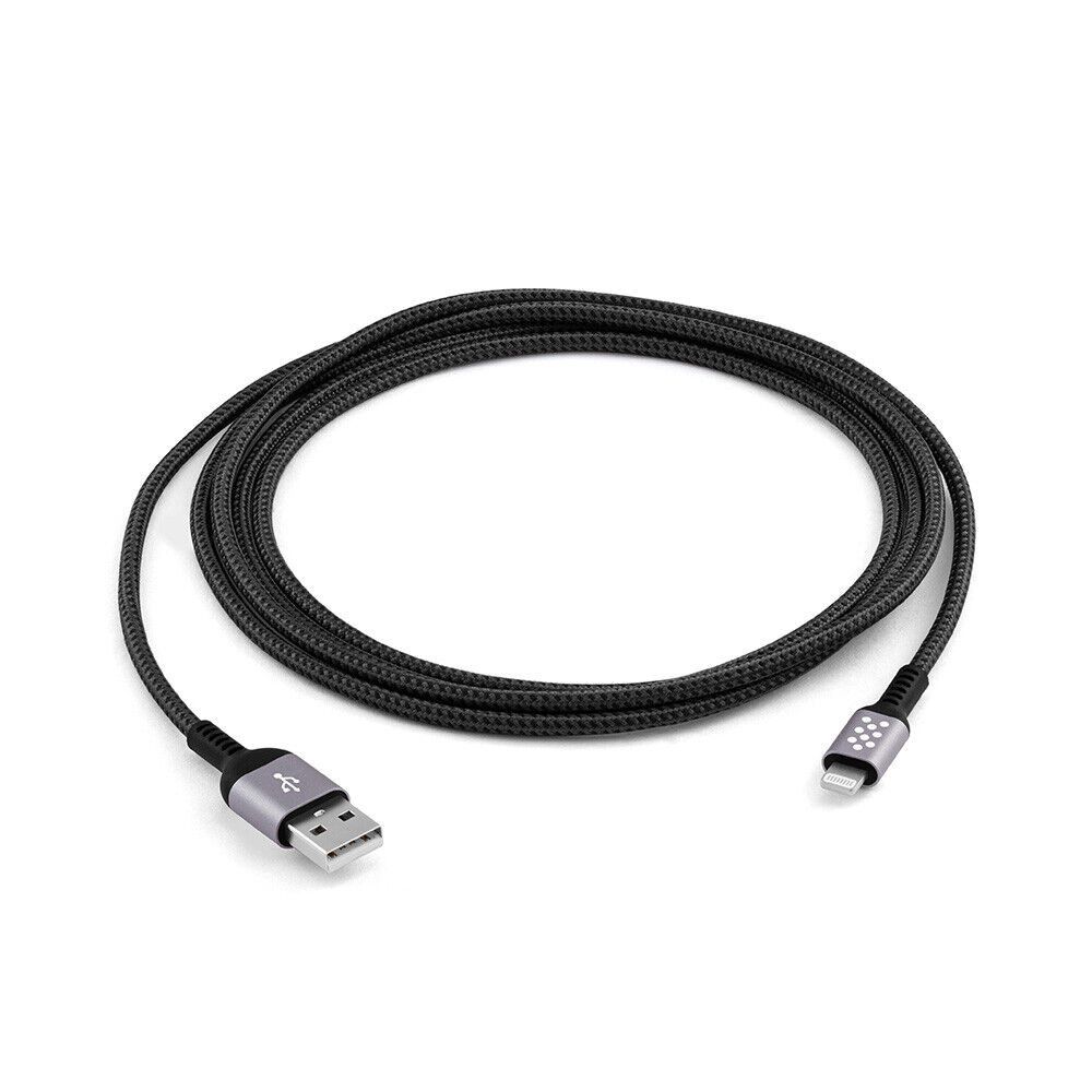 Lightning Cable 2 Pack 20cm 2m Black view 3