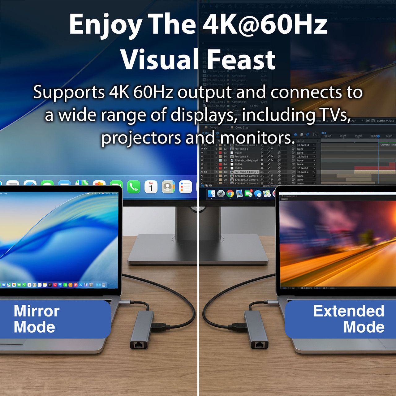 Laser USB-C 7 Port Hub with HDMI and Ethernet view 3