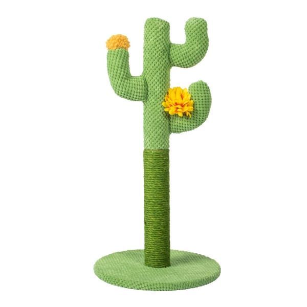 Green Black Cat Scratching Post Cactus Cat Toy Cat Furniture Cat Scratcher Cat Claw Care view 4