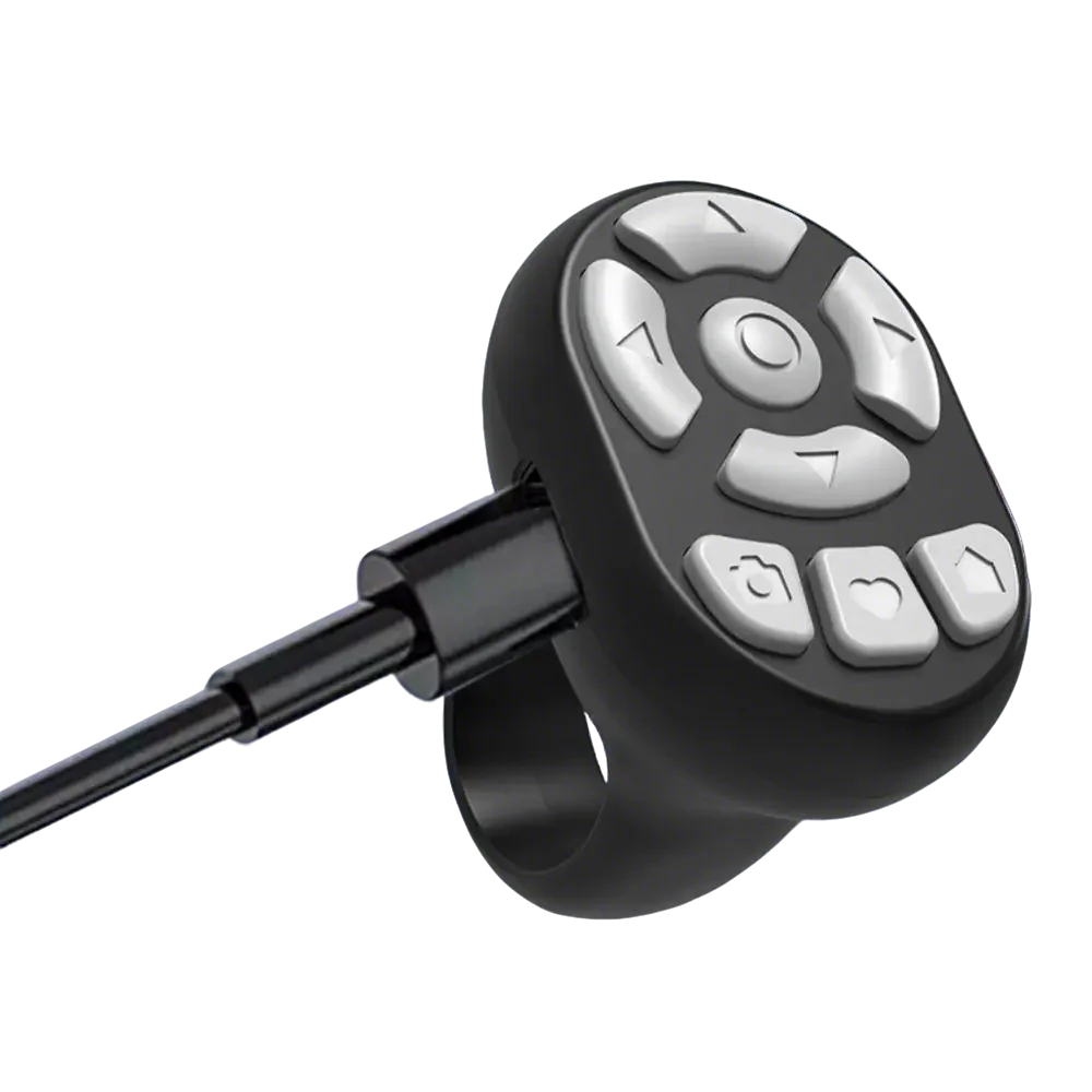 Scrolling Ring Remote Page Turner Wireless Finger Scroller Camera Video Record