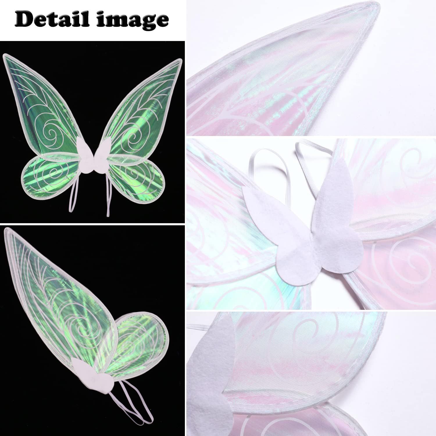 Kids Fairy Butterfly Wings Costume view 7