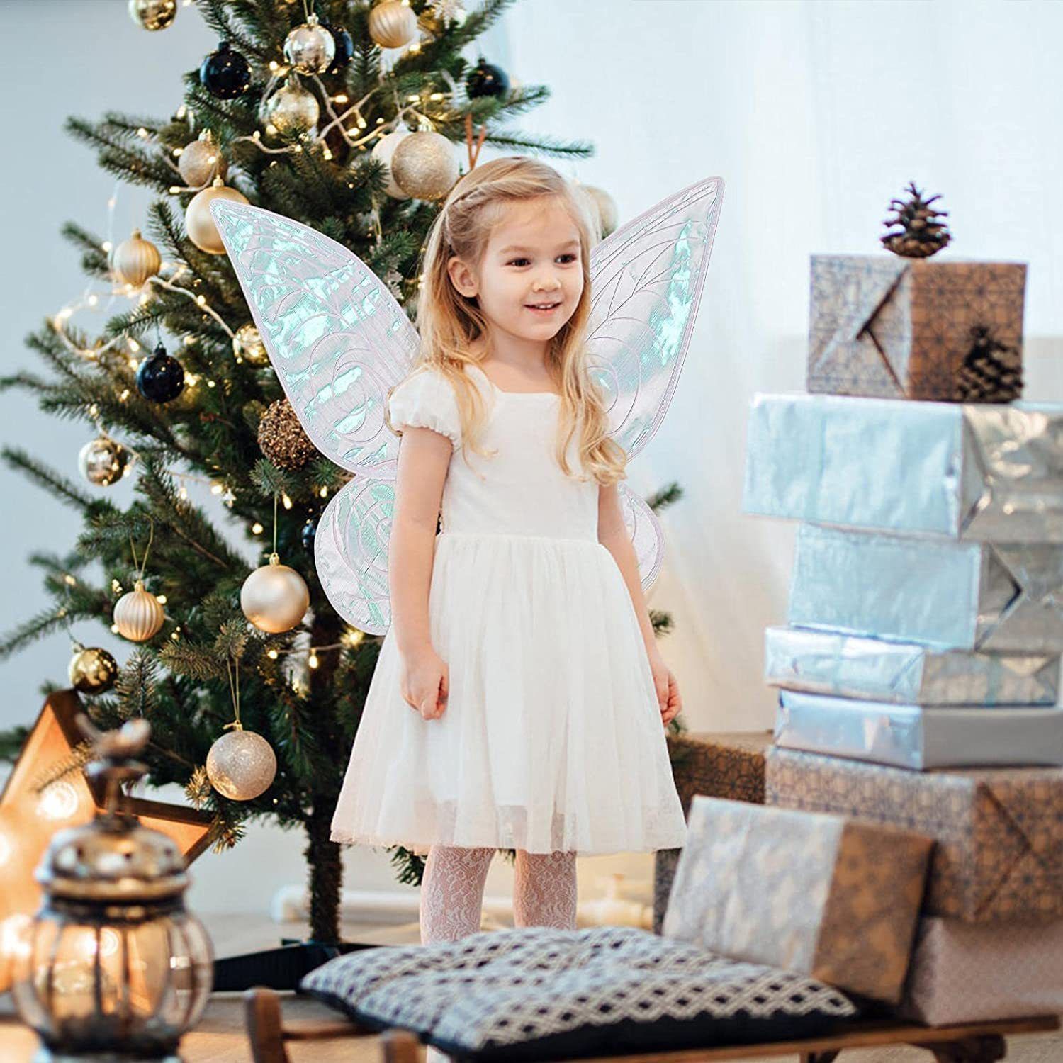 Kids Fairy Butterfly Wings Costume view 4