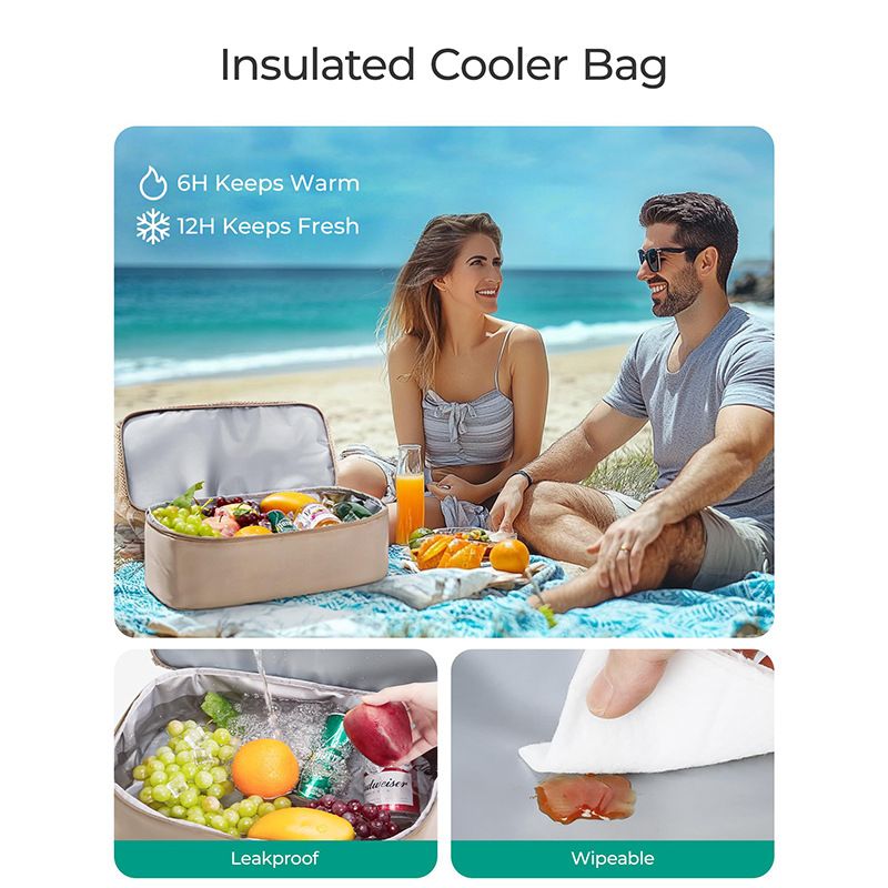 Beach Travel Mesh Tote Bag view 5