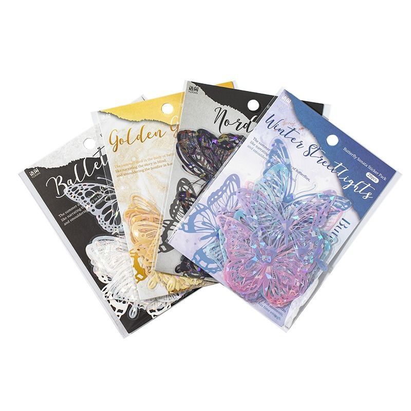 Holographic Butterfly Cake Stickers view 5
