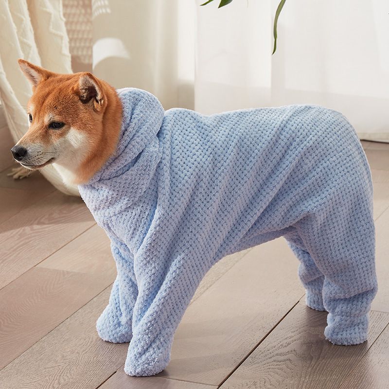 Pet Wearable Bathrobe Towel