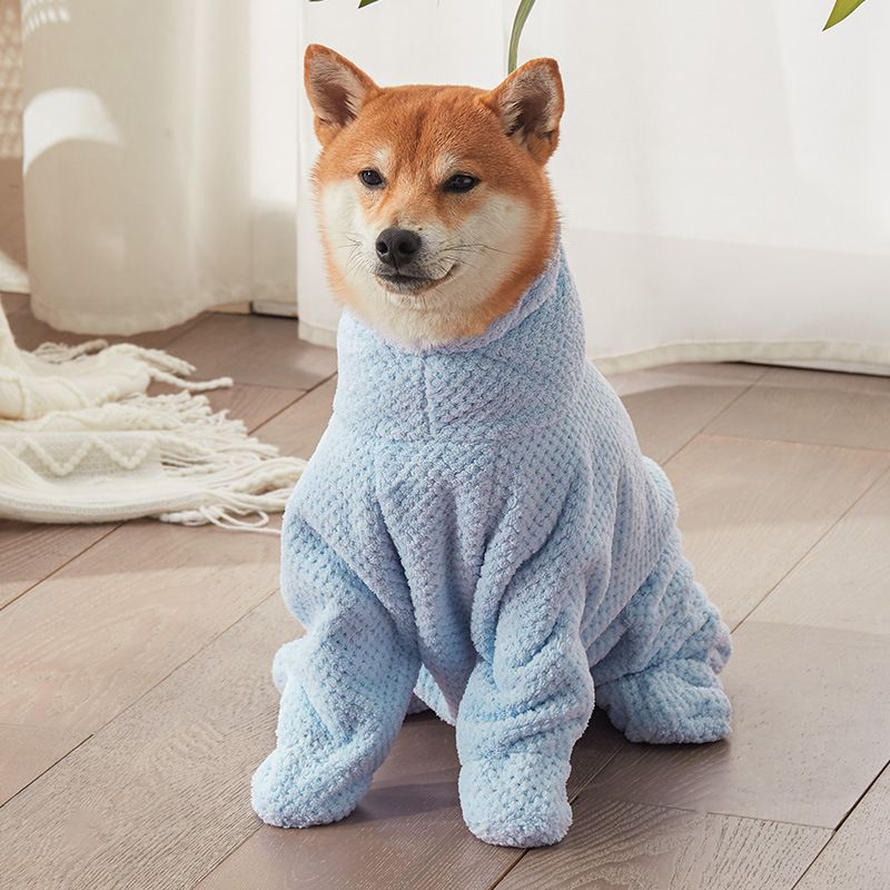 Pet Wearable Bathrobe Towel view 2