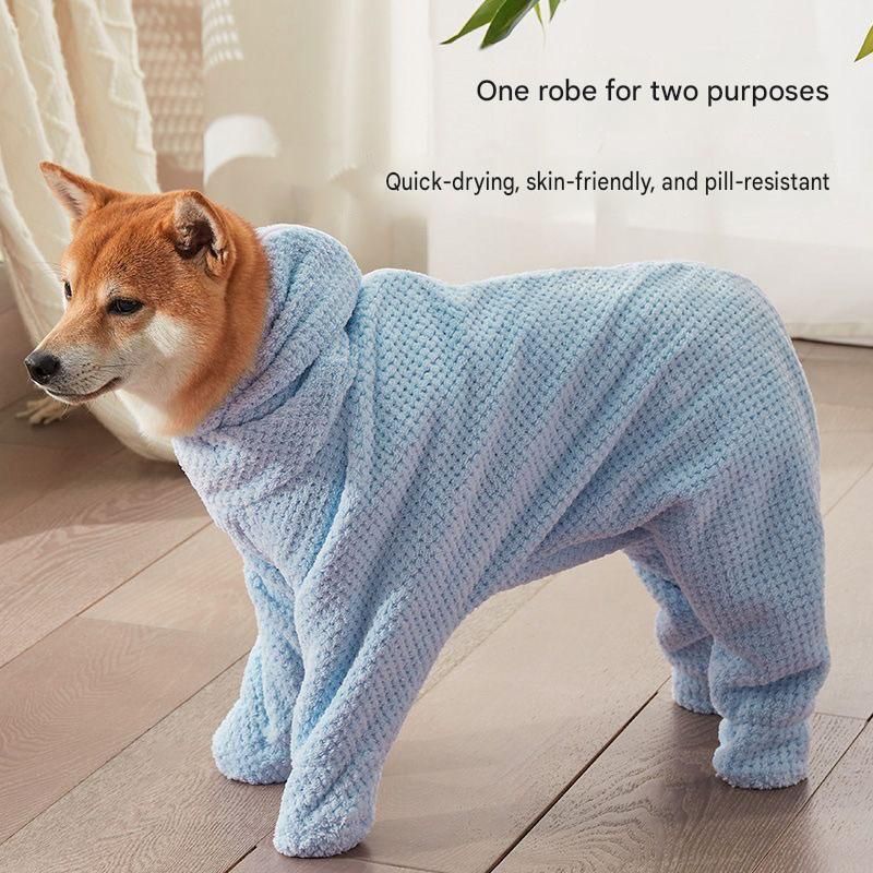 Pet Wearable Bathrobe Towel view 5