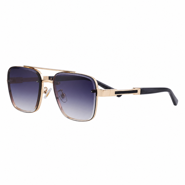 Men Metal Sunglasses - Everyday Use, Practical Product Listing view 2