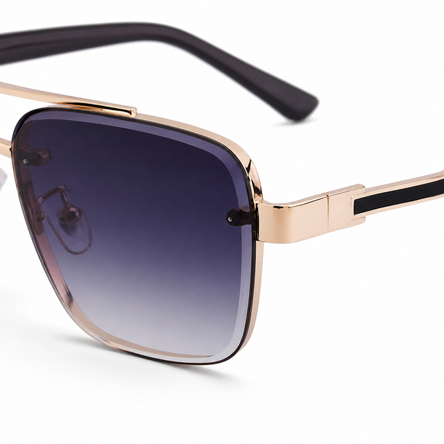 Men Metal Sunglasses - Everyday Use, Practical Product Listing view 3