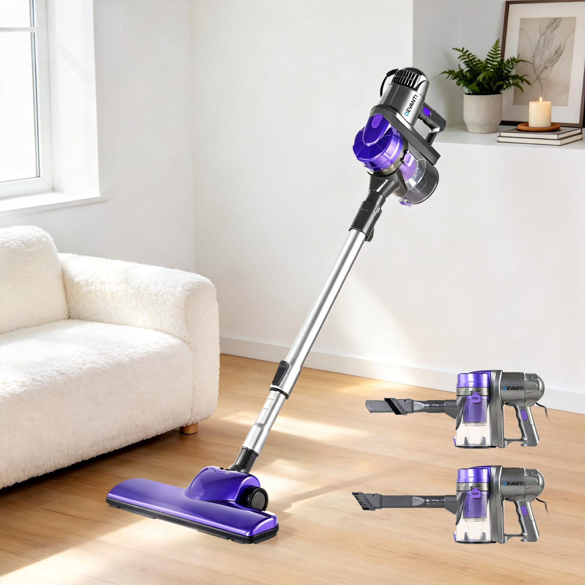 Devanti Corded Handheld Stick Vacuum Cleaner 450W