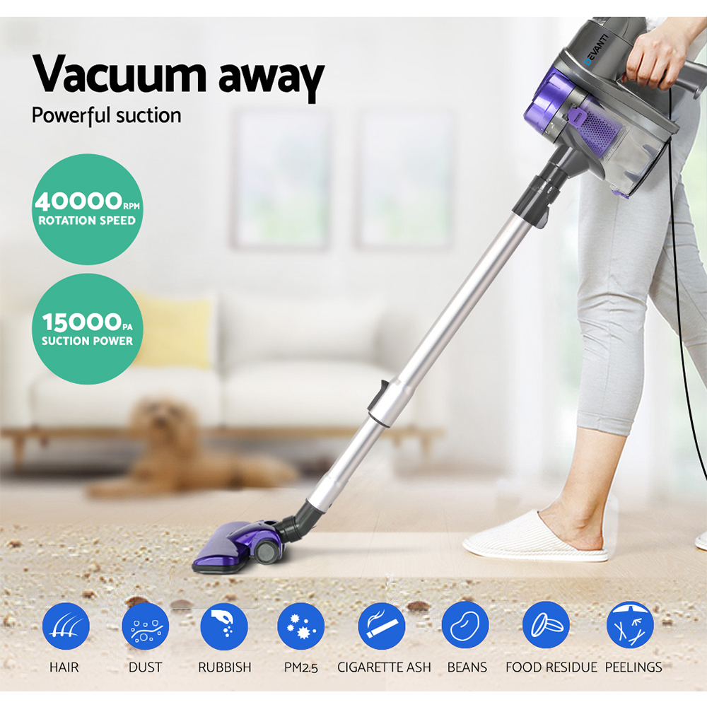 Devanti Corded Handheld Stick Vacuum Cleaner 450W view 2
