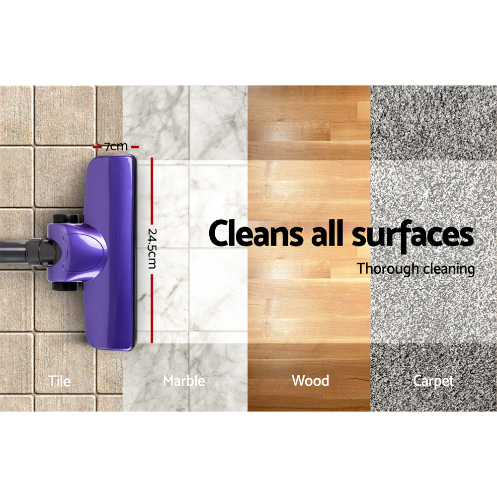 Devanti Corded Handheld Stick Vacuum Cleaner 450W view 3