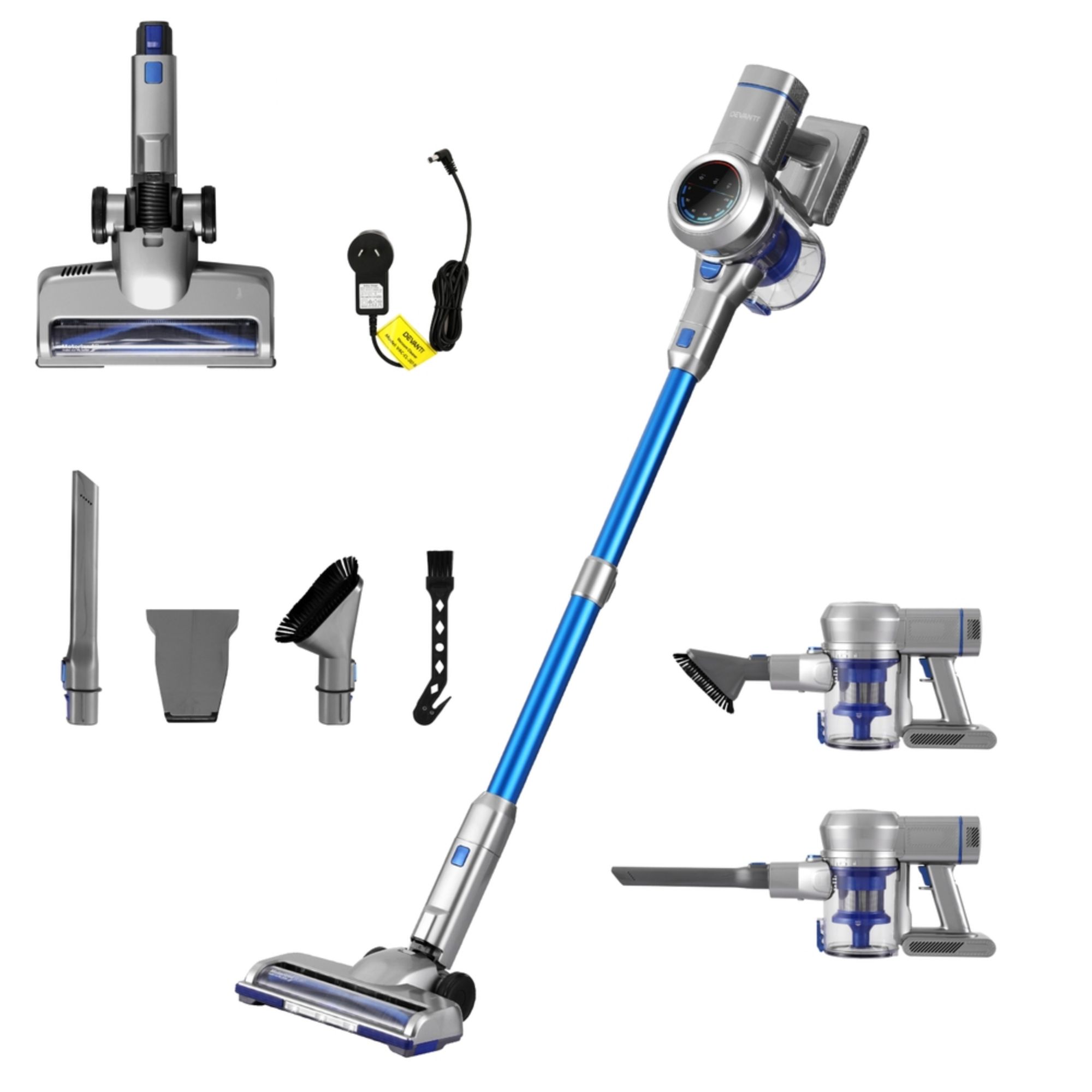 Devanti 300W Cordless Stick Vacuum Cleaner Black